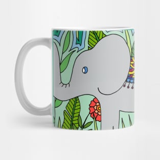 Elephant Mother and Baby Mug